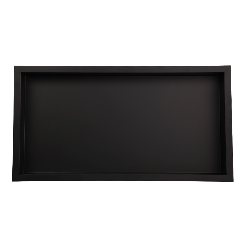 Niche de douche de salle de bain noire 30*60*7cm